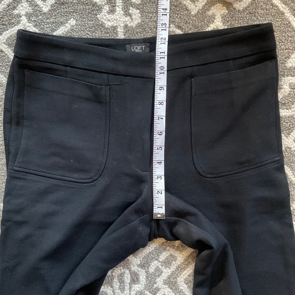 Loft wide leg cropped pant. Size 12P petite - Picture 4 of 10